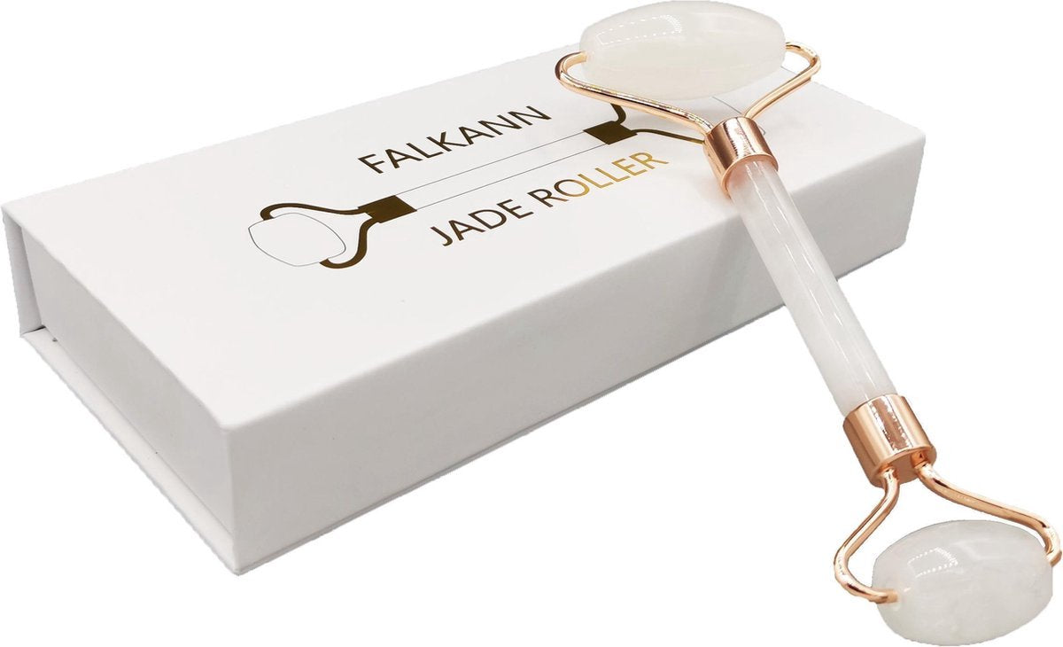 White Quartz Roller - Gezichtsroller - Witte kwarts | Falkann