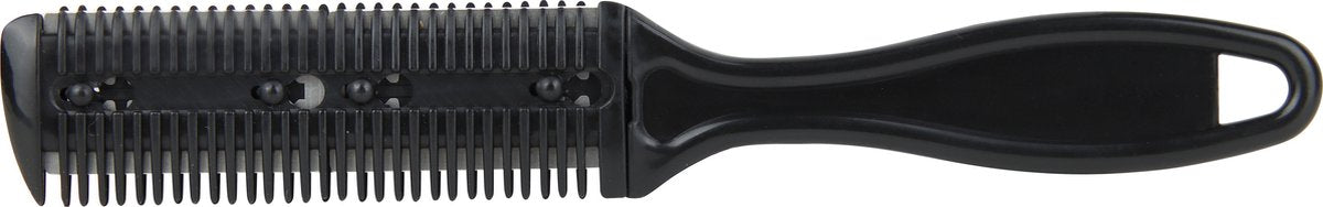 Kappersschaar set 8-delig - RVS - 16 cm - Rechtshandig - Zwart | TOJ