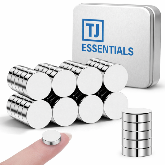 Neodymium magneten 20 stuks - N52 - 10 x 3 mm - Zilver | TJ Essentials