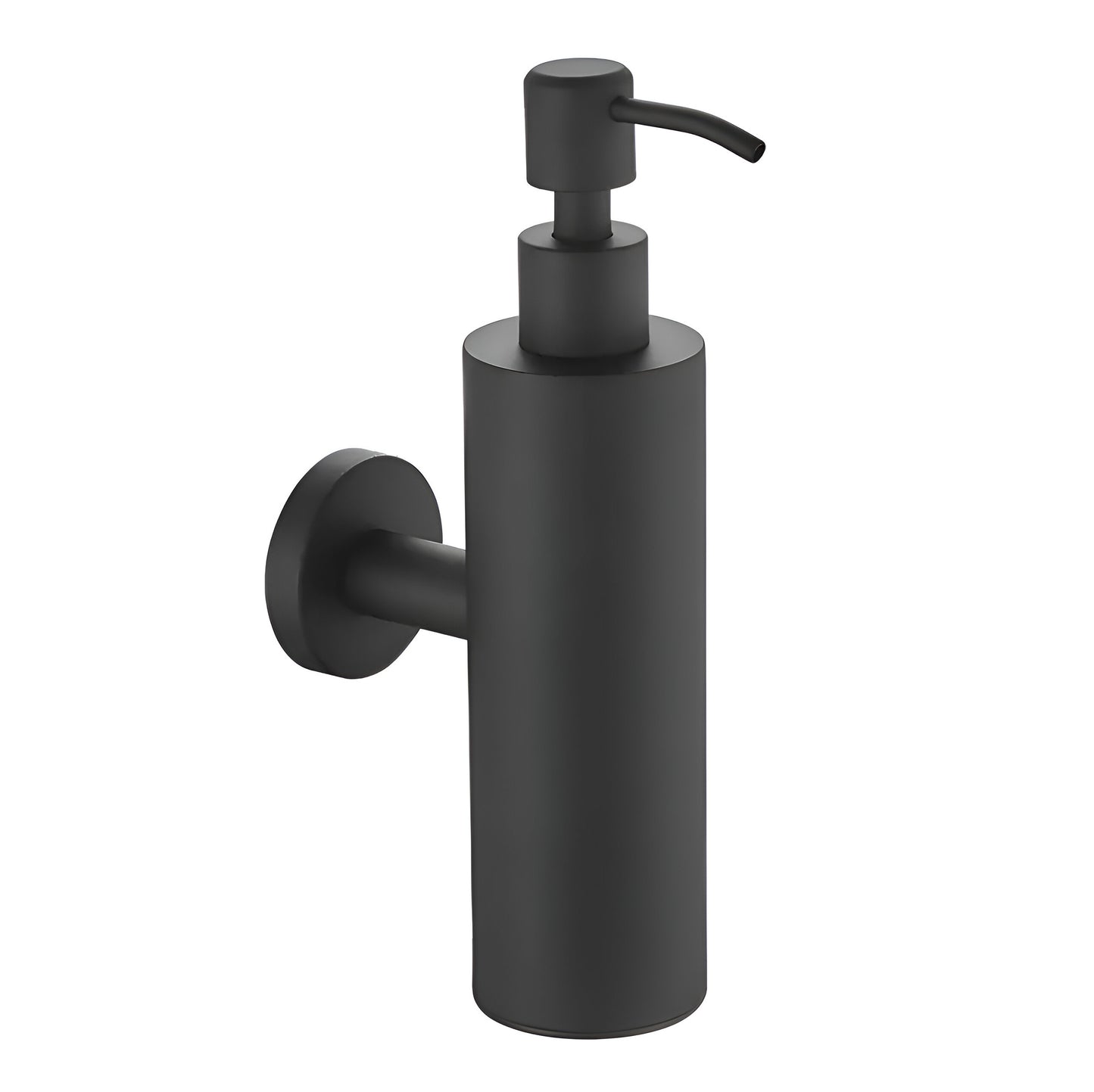 Zeepdispenser wandmontage 200 ml - RVS - Mat zwart | TJ Essentials