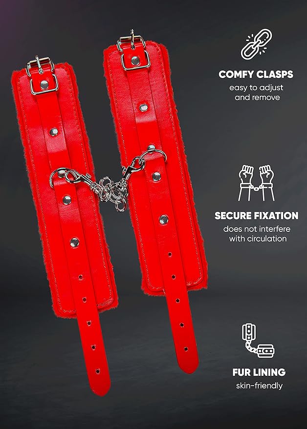 Bondage handboeien - Verstelbaar - Handen & voeten - Zwart | TJ Essentials