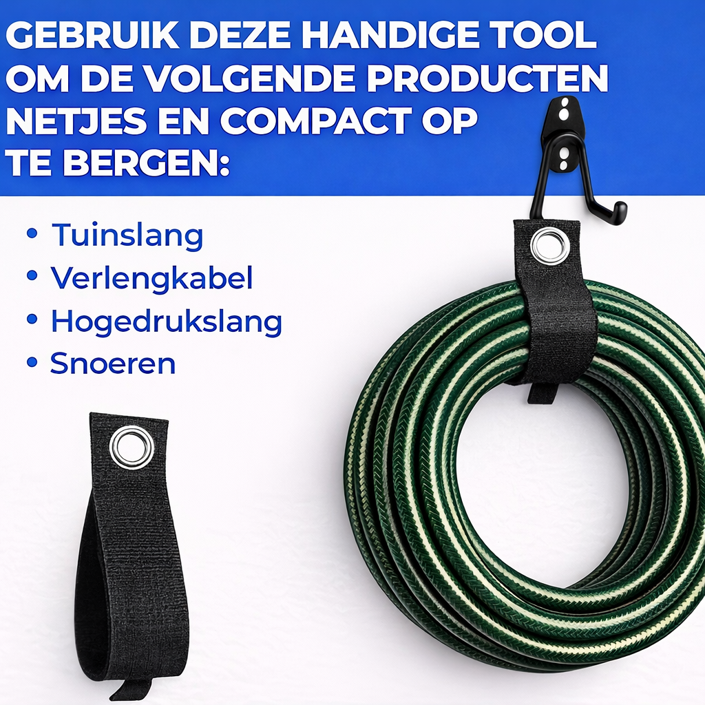 Gereedschapshaken set 13-delig - 11 haken + 2 lussen | TOJ