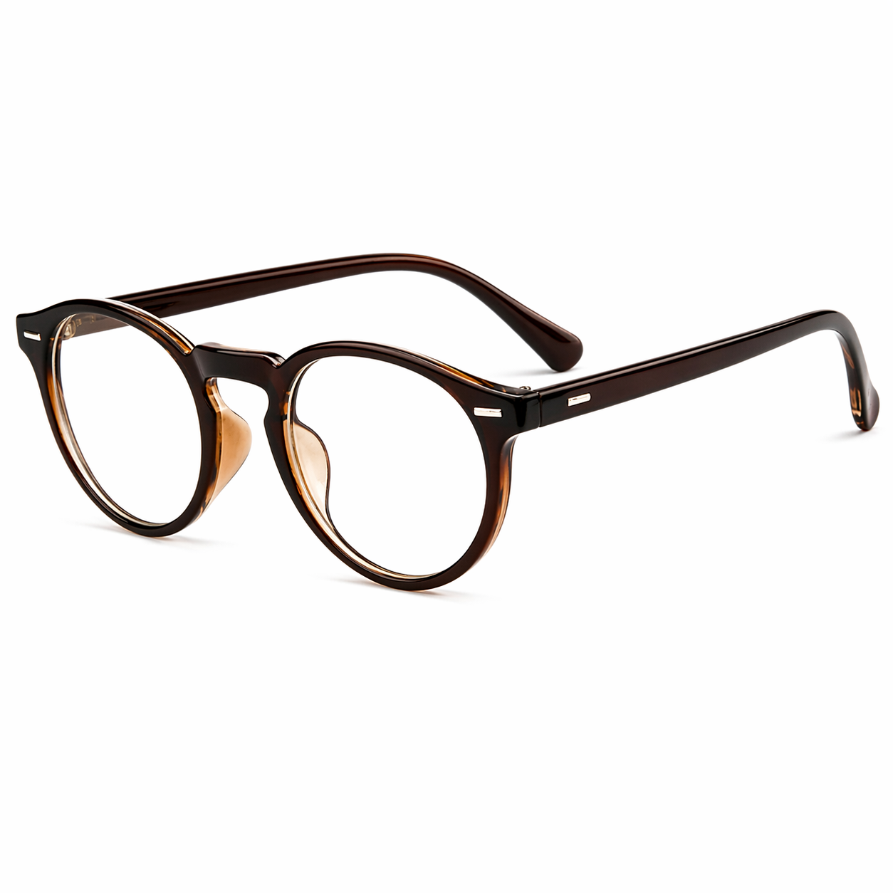 Blauw licht bril - Niet op sterkte - Unisex - Bruin | TJ Essentials