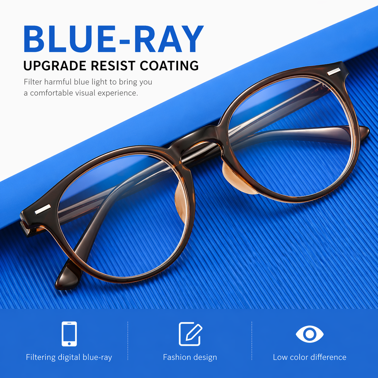Blauw licht bril - Niet op sterkte - Unisex - Paars | TJ Essentials