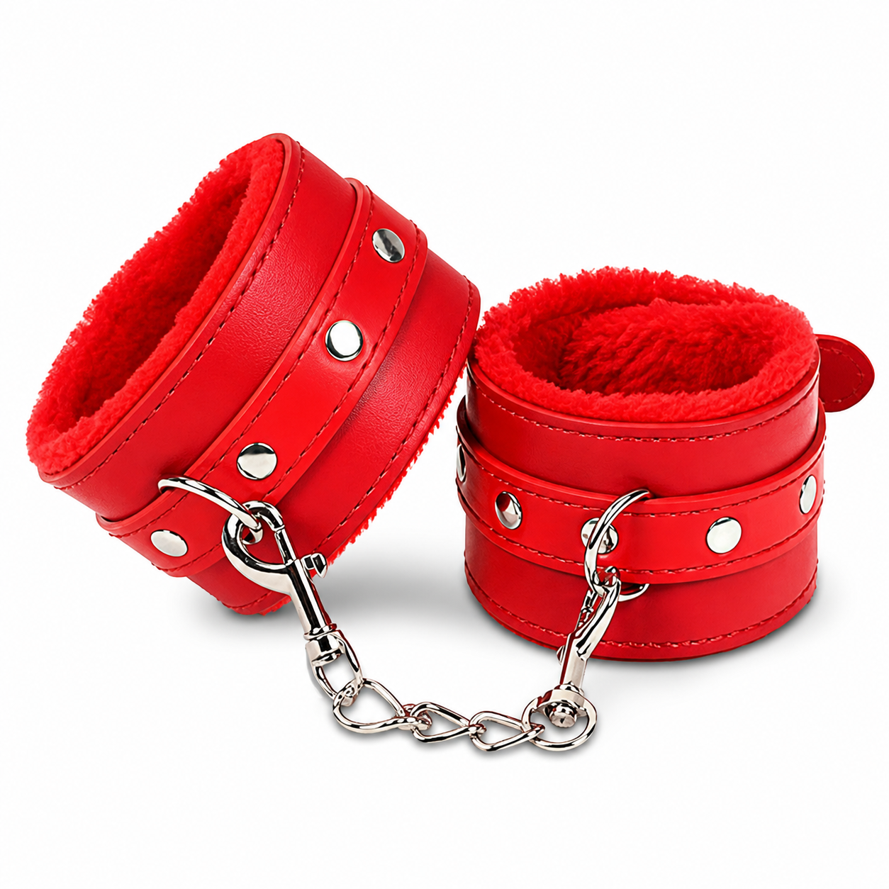 Bondage handboeien - Verstelbaar - Handen & voeten - Rood | TJ Essentials