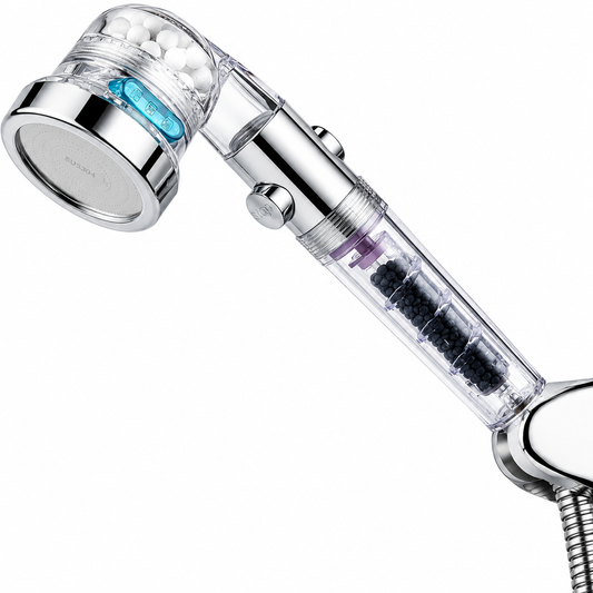Waterbesparende douchekop - 3 standen - Temperatuurmeter | TJ Essentials