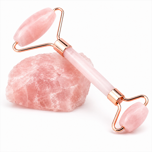 Rose Quartz Jade Roller - Rozenkwarts - Gezichtsroller | Falkann